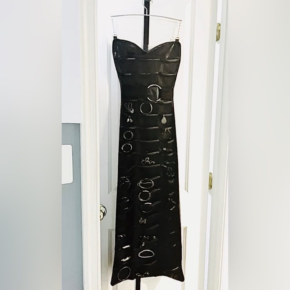 Umbra Vintage Sequin Dress Hanging Over the Door Jewelry 💎💍💄 Makeup Organizer